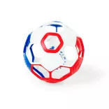 OBALL Hračka, Chrastítko Goals™, 10 cm, červená, biela a modrá, od 0 mesiacov