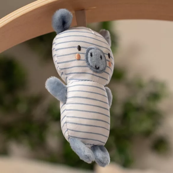 INGENUITY Premeniteľná hojdačka s melódiami, Swing 'n Go Chambray, od 0 mesiacov, do 9 kg