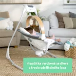 INGENUITY Parker™ hudobné hojdacie kreslo od 0 mesiacov, do 9 kg