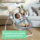 INGENUITY Parker™ hudobné hojdacie kreslo od 0 mesiacov, do 9 kg