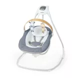 INGENUITY Hojdačka s hudbou 0 mesiacov+, do 9 kg – Chambray