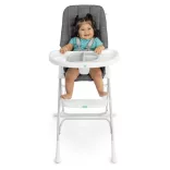 INGENUITY Skladacie detské kreslo Sun Valley™ Grey od 6 mesiacov do 15 kg