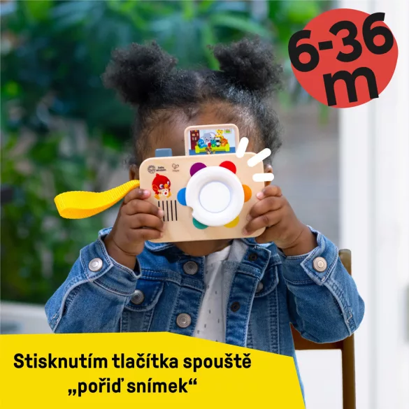 Baby Einstein Interaktív hračka s hudbou a fotoaparátom HAPE – od 6 mesiacov