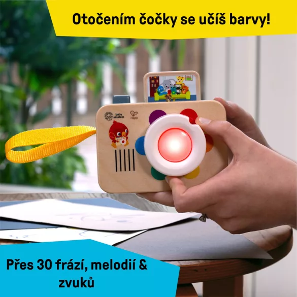 Baby Einstein Interaktív hračka s hudbou a fotoaparátom HAPE – od 6 mesiacov