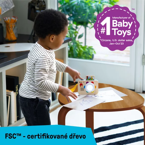 Baby Einstein Interaktív hračka s hudbou a fotoaparátom HAPE – od 6 mesiacov