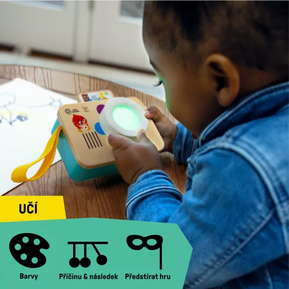 Baby Einstein Interaktív hračka s hudbou a fotoaparátom HAPE – od 6 mesiacov
