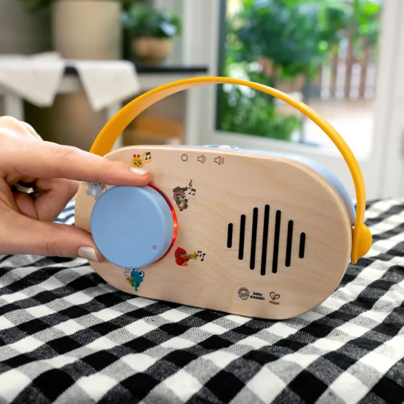 Baby Einstein Hračka s hudbou Discovery Radio™ HAPE – od 6 mesiacov