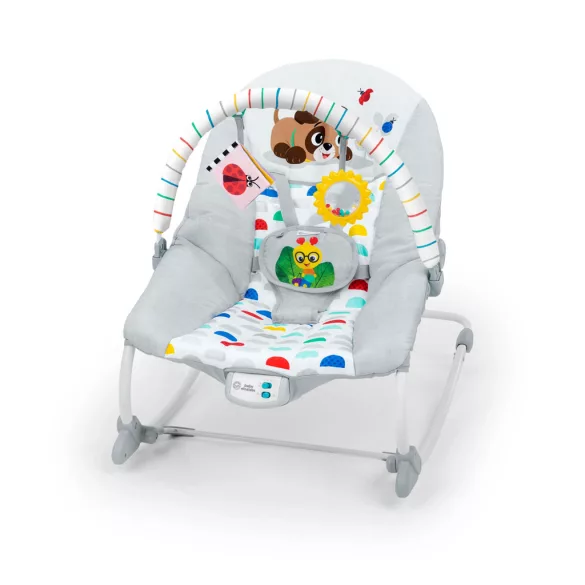 Baby Einstein Hudobné vibračné kresielko Dean's Discovery Spot™ od 0 mesiacov do 9 kg