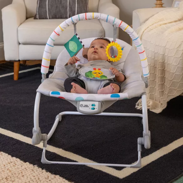 Baby Einstein Hudobné vibračné kresielko Dean's Discovery Spot™ od 0 mesiacov do 9 kg