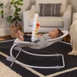 Baby Einstein Hudobné vibračné kresielko Dean's Discovery Spot™ od 0 mesiacov do 9 kg