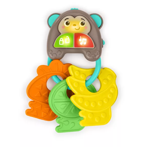 Bright Starts Hudobná hračka s kľúčikmi MonKeys™ 6m+