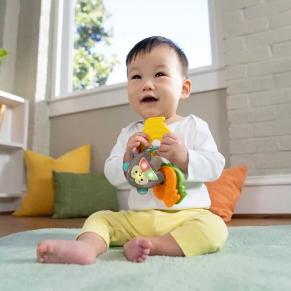 Bright Starts Hudobná hračka s kľúčikmi MonKeys™ 6m+
