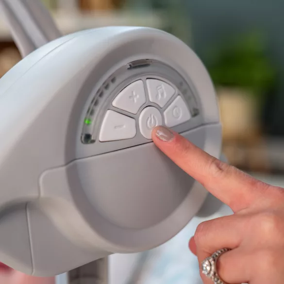 INGENUITY Endless Blooms™ 0 mesiacov+, do 9 kg, konvertibilná cestovná hojdačka s melódiami