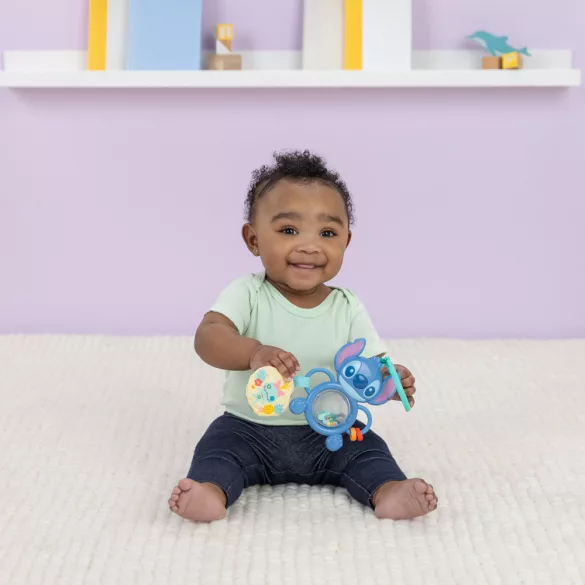 Bright Starts Hračka na krúžku C so senzormi Stitch Tummy Tumble™ 0m+