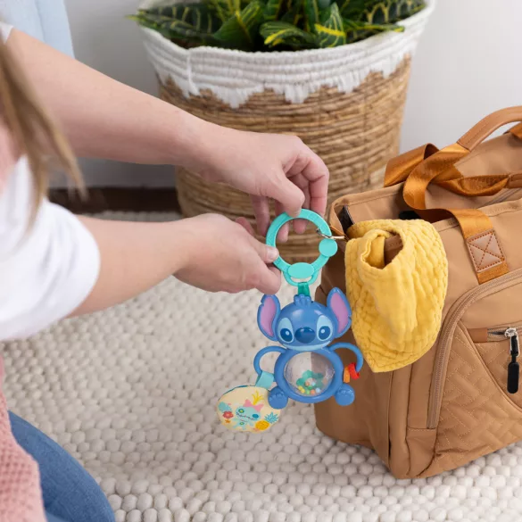 Bright Starts Hračka na krúžku C so senzormi Stitch Tummy Tumble™ 0m+