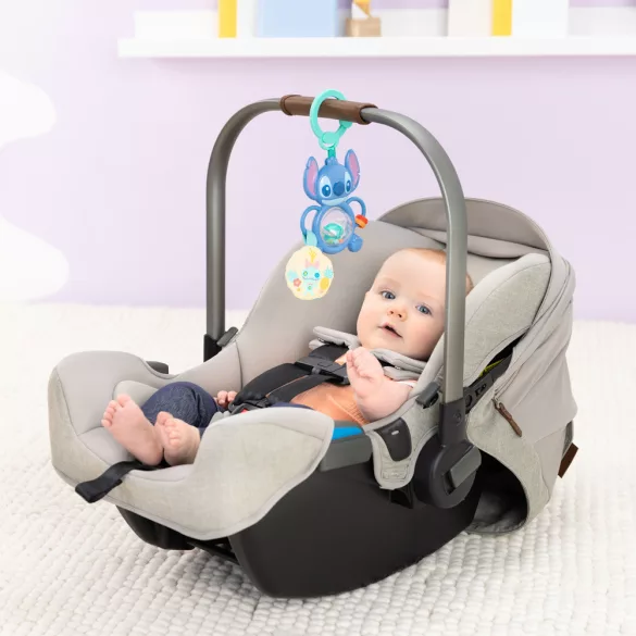 Bright Starts Hračka na krúžku C so senzormi Stitch Tummy Tumble™ 0m+