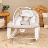 INGENUITY Keep Cozy vibračné kreslo 3 v 1 do 18 kg – Linden