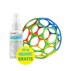   OBALL Hračka OBALL™ Classic 10 cm 0 mesiacov + AQUAINT 50 ml – mix farieb