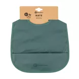 Petite&Mars Predná zásterka PU Nate 6 mesiacov+ - Misty Green