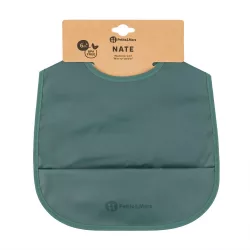   Petite&Mars Predná zásterka PU Nate 6 mesiacov+ - Misty Green