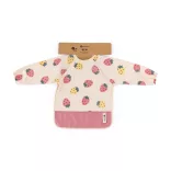 Petite&Mars Podbradník s dlhými rukávmi, Ben Beige Strawberies
