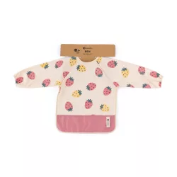   Petite&Mars Podbradník s dlhými rukávmi, Ben Beige Strawberies