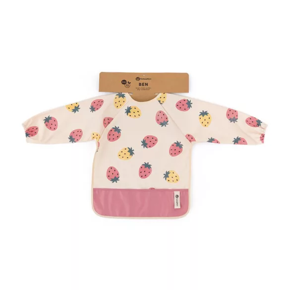 Petite&Mars Podbradník s dlhými rukávmi, Ben Beige Strawberies