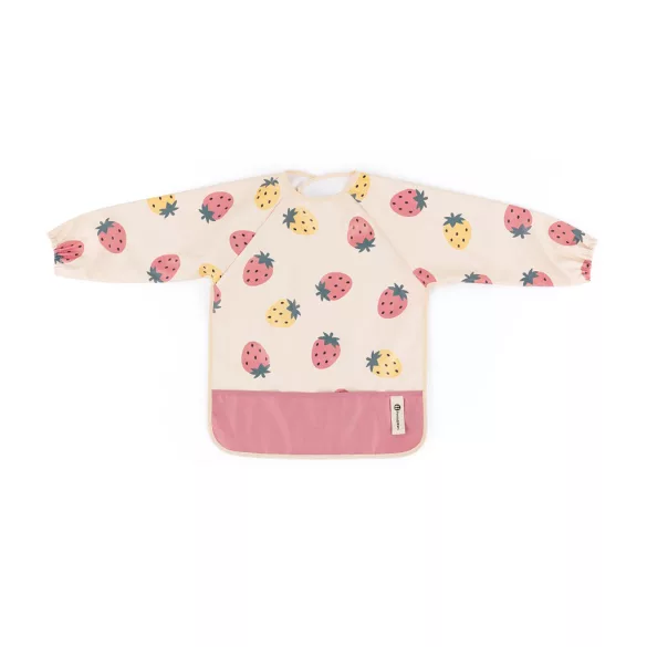 Petite&Mars Podbradník s dlhými rukávmi, Ben Beige Strawberies