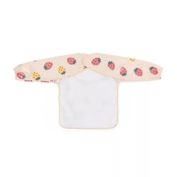Petite&Mars Podbradník s dlhými rukávmi, Ben Beige Strawberies