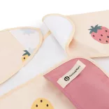 Petite&Mars Podbradník s dlhými rukávmi, Ben Beige Strawberies