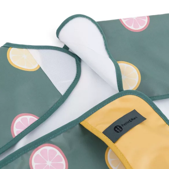 Petite&Mars Zásterka s dlhými rukávmi, Ben Beige Citrus