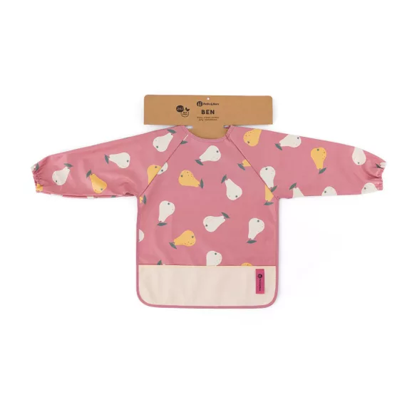 Petite&Mars Zásterka s dlhými rukávmi, Ben Pink Pears