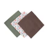 Petite&Mars Sada 3 bambusových plienok z mušelínu Moussy Forest Fox 68 x 68 cm