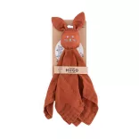 Petite&Mars Bambusová mušelínová plienka Hugo Cinnamon Spice 0m+