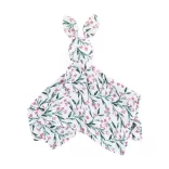 Petite&Mars Bambusová mušelínová deka na spanie Hugo Pink Meadow 0m+