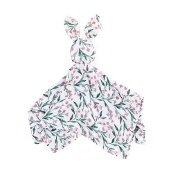   Petite&Mars Bambusová mušelínová deka na spanie Hugo Pink Meadow 0m+