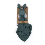 Petite&Mars Bambusová mušelínová deka na spanie, Hugo Misty Green, od 0 mesiacov