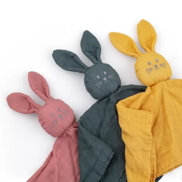Petite&Mars Bambusová mušelínová deka na spanie, Hugo Misty Green, od 0 mesiacov