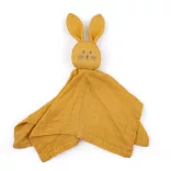 Petite&Mars Bambusová mušelínová deka na spanie, Hugo Intense Ochre, od 0 mesiacov