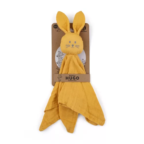 Petite&Mars Bambusová mušelínová deka na spanie, Hugo Intense Ochre, od 0 mesiacov