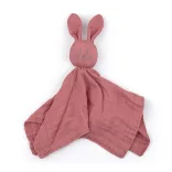 Petite&Mars Bambusová mušelínová plienka, Hugo Dusty Rose, 0 mesiacov+