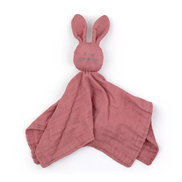Petite&Mars Bambusová mušelínová plienka, Hugo Dusty Rose, 0 mesiacov+