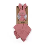 Petite&Mars Bambusová mušelínová plienka, Hugo Dusty Rose, 0 mesiacov+