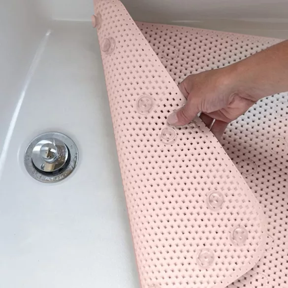 Petite&Mars Extra dlhá protisklzová podložka, Harry, ružová