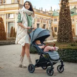 Detský kočík Petite&Mars Sport, Cross, Absolute Black