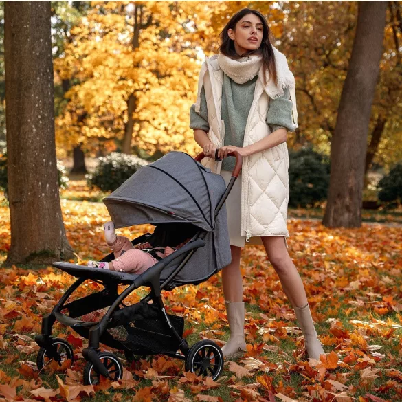 Detský kočík Petite&Mars Sport, Cross, Absolute Black