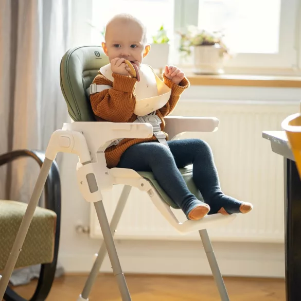 Petite&Mars poťah na detskú stoličku a tác, Gusto, Mature Olive