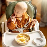 Petite&Mars poťah na detskú stoličku a tác, Gusto, Mature Olive