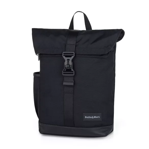 Petite&Mars Prebaľovací batoh na kočík Jackob - Absolute Black