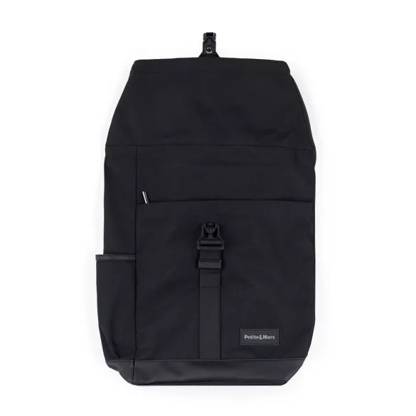 Petite&Mars Prebaľovací batoh na kočík Jackob - Absolute Black